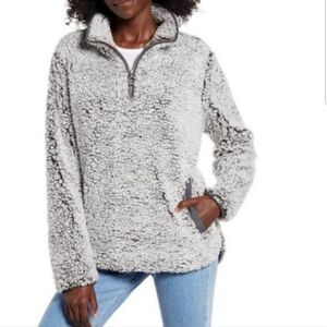 👙Thread & Supply quarter zip pullover fleece sweater